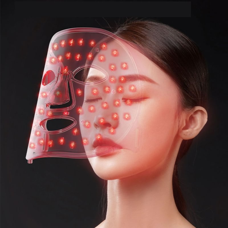 Advanced silicone 7 colors skincare treatment led face light mask